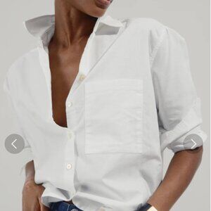 AYR button down shirt | The Deep End | Oxford White color | Size L